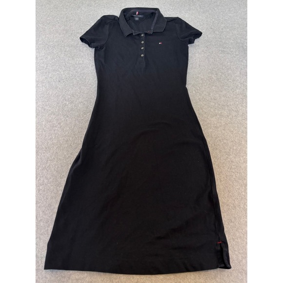 Tommy Hilfiger Dresses & Skirts - Tommy Hilfiger Navy Blue Polo Midi Dress Womens XXS Short Sleeve Pique Cotton